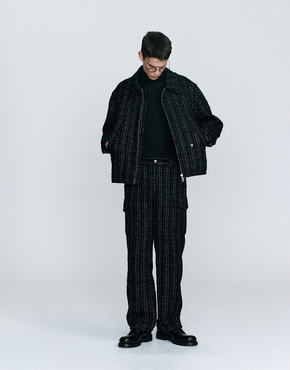 RAIVE ♥ Half-Tweed Jacket / 追跡付 Tweed Motorcycle Jacket – TIME AFTER TIME